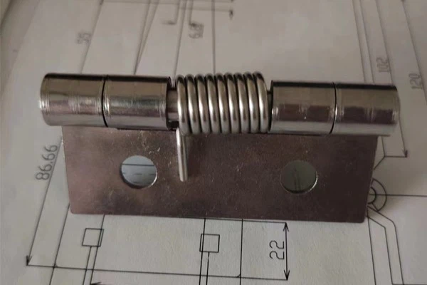 Zinc Alloy Spring Hinge, Electroplating Process, Suitable For Bedroom Wardrobe